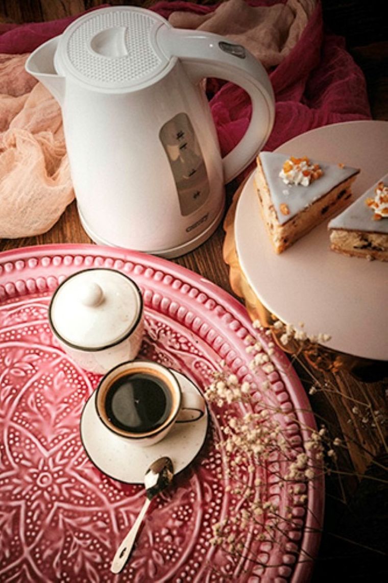 Camry, czajnik elektryczny, plastikowy, 1.7 L, 2000W, CR 1255