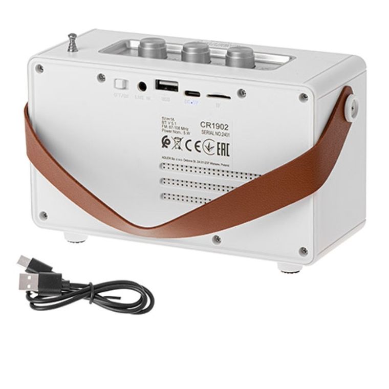 Camry, radio FM, bluetooth, USB-C