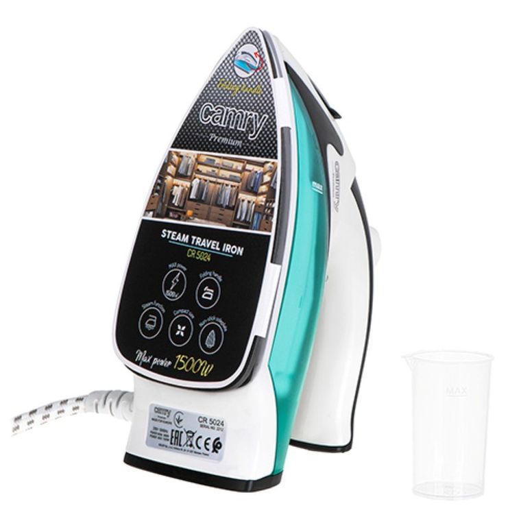 Camry, żelazko turystyczne z parą, 840W, CR 5024