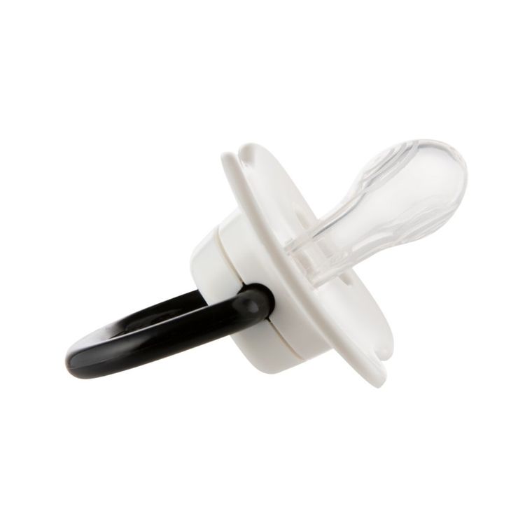 Canpol babies, BabiesBoo, silikonowy smoczek uspokajający, symetryczny, biały, 0-6m, 2 szt.