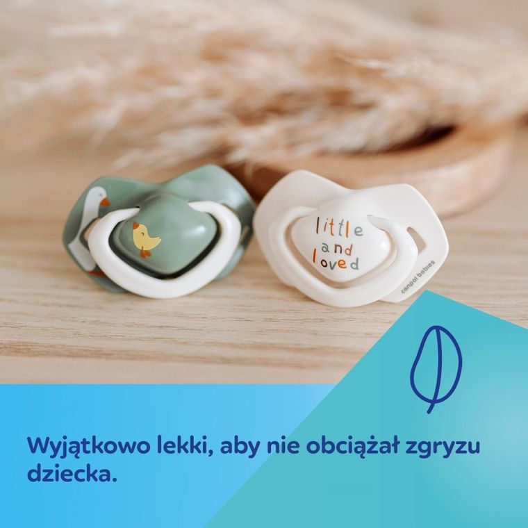 Canpol babies, Goose, smoczek silikonowy, symetryczny, 18m+, 2 szt.