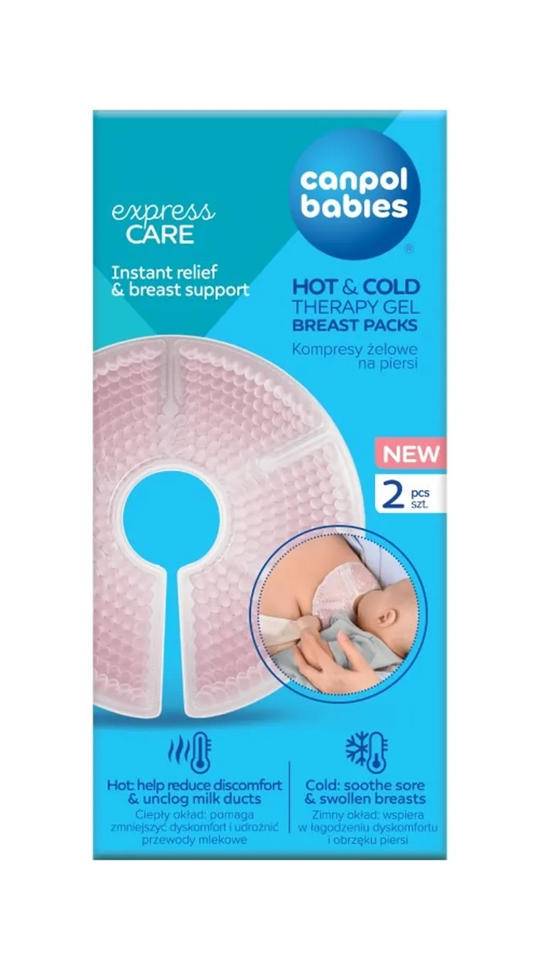 Canpol babies, kompres żelowy na piersi, 2 szt.