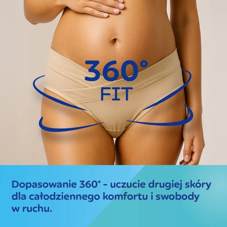 Canpol babies, Mum fit, majtki ciążowe pod brzuch, rozmiar S/M, 2 szt.
