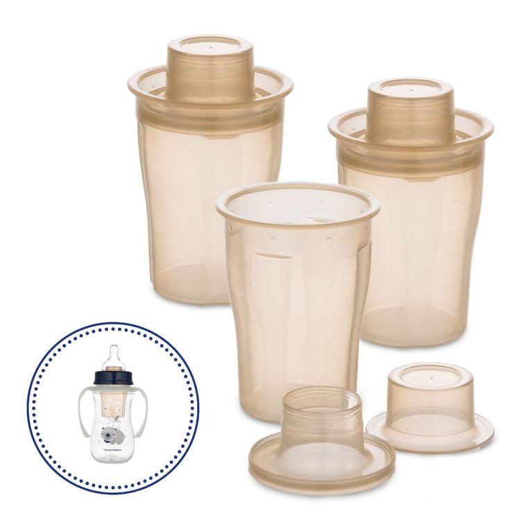 Canpol babies, pojemnik na mleko w proszku do butelki, 3 szt.