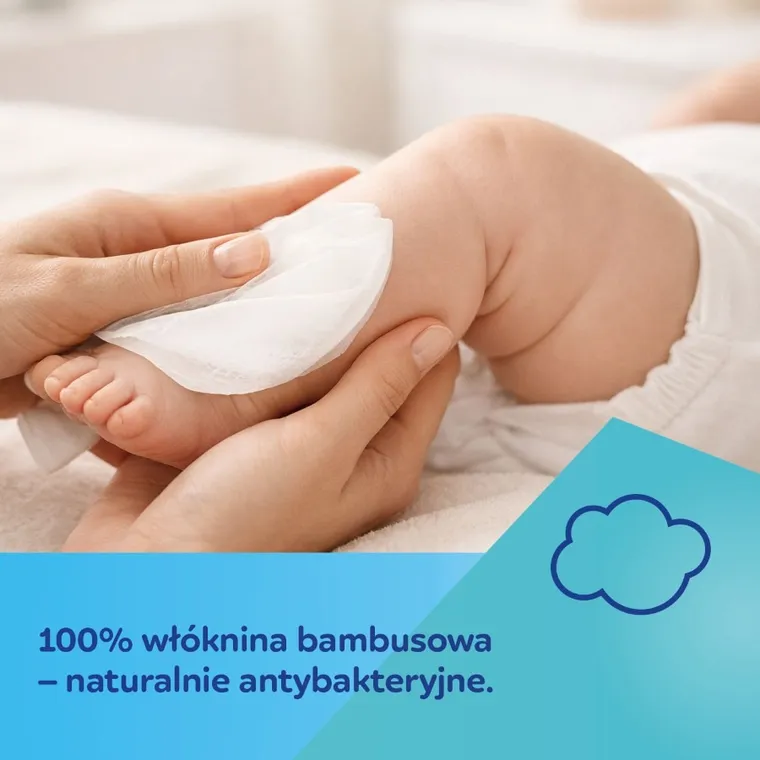 Canpol babies, ręczniczki bambusowe dla niemowląt, 20-20 cm, 120 szt.