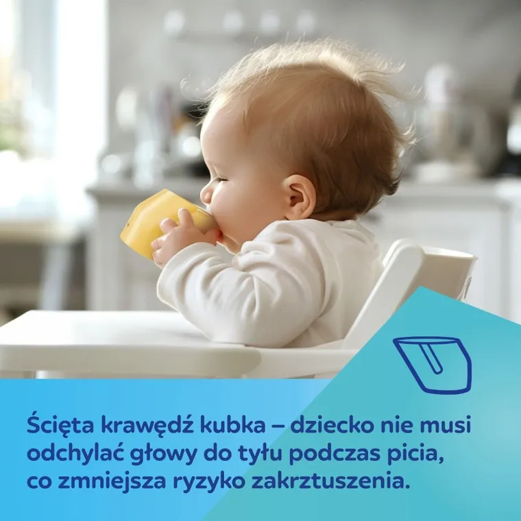 Canpol babies, sprytny kubek do nauki picia, turkusowy