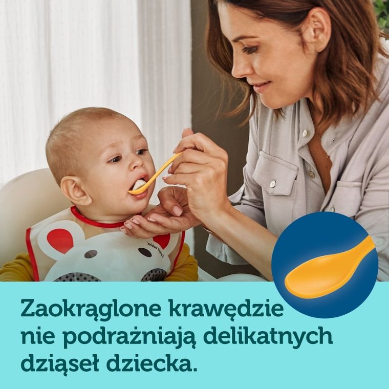 Canpol babies, zestaw łyżeczek do karmienia, różowy, 3 szt.