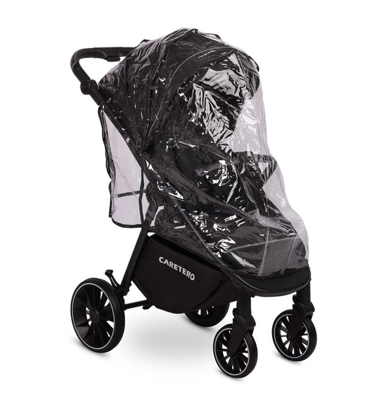 Caretero, Agil, wózek spacerowy, black