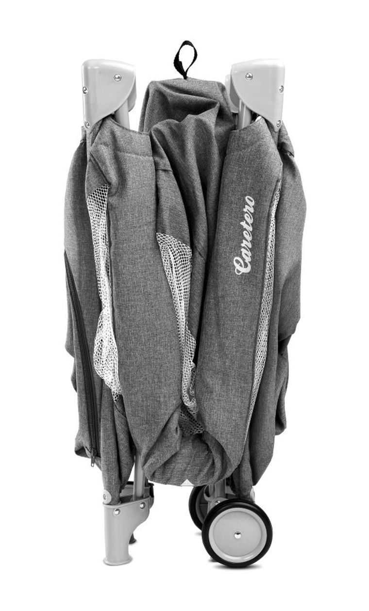 Caretero, Basic Plus, łóżeczko turystyczne, Graphite