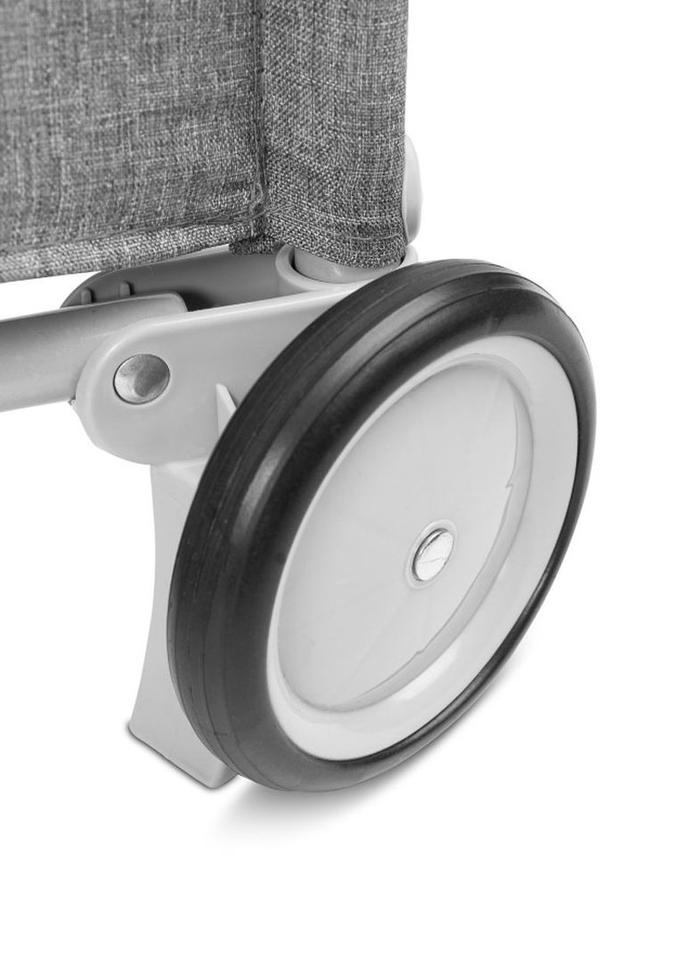 Caretero, Basic Plus, łóżeczko turystyczne, Grey