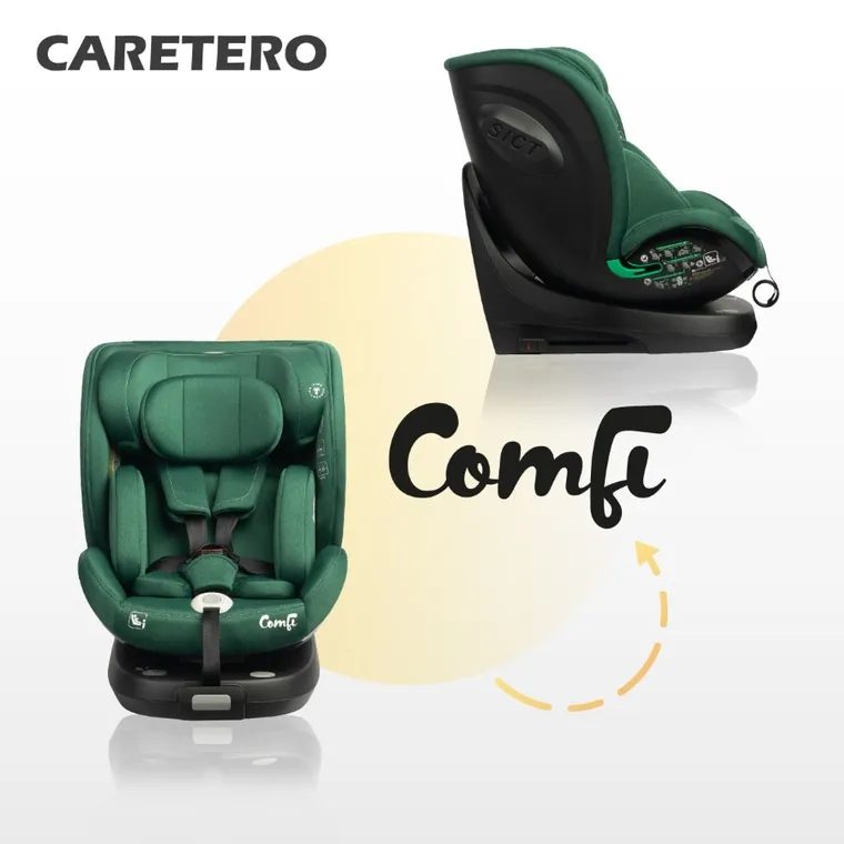 Caretero, Comfi I-Size, fotelik samochodowy, blue, 40-150 cm