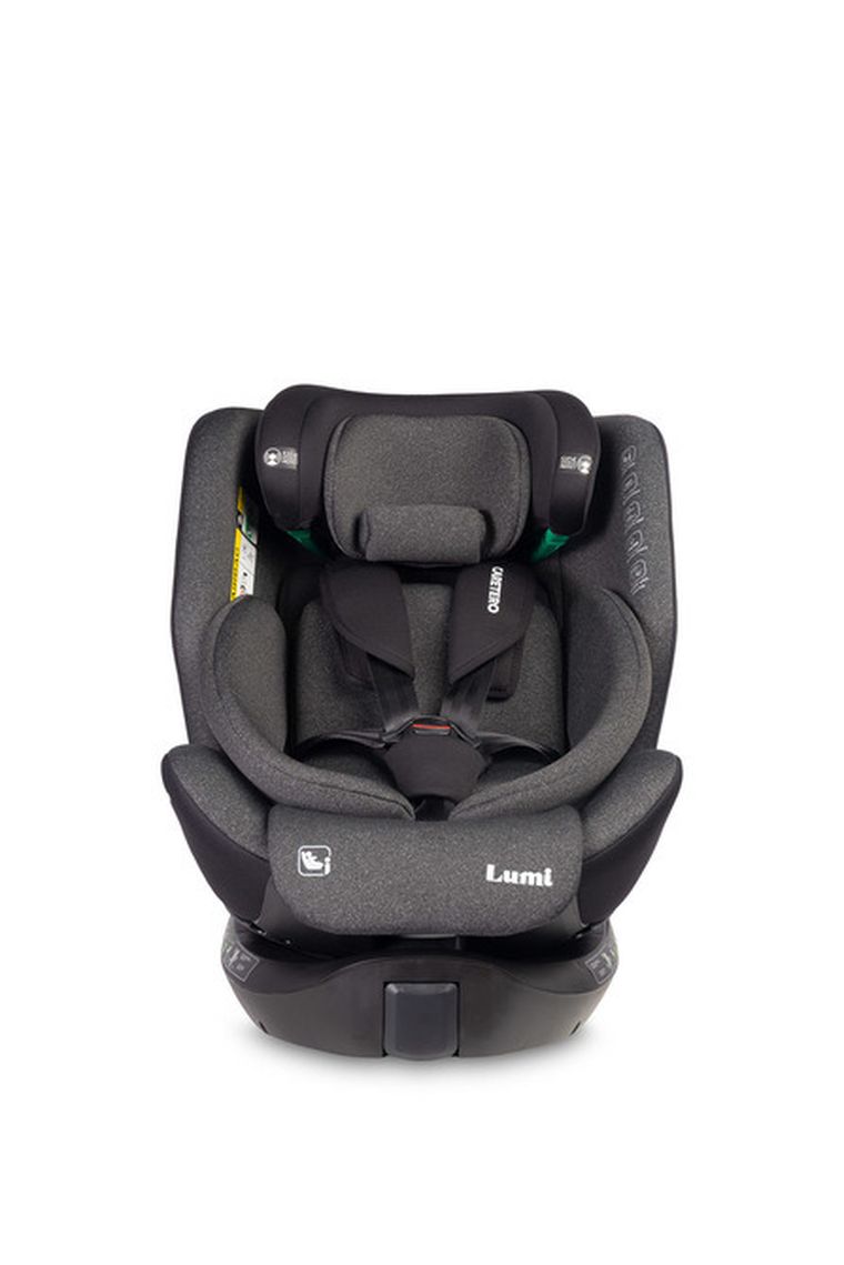 Caretero, Lumi, i-Size, fotelik samochodowy, dark grey, 40-150 cm