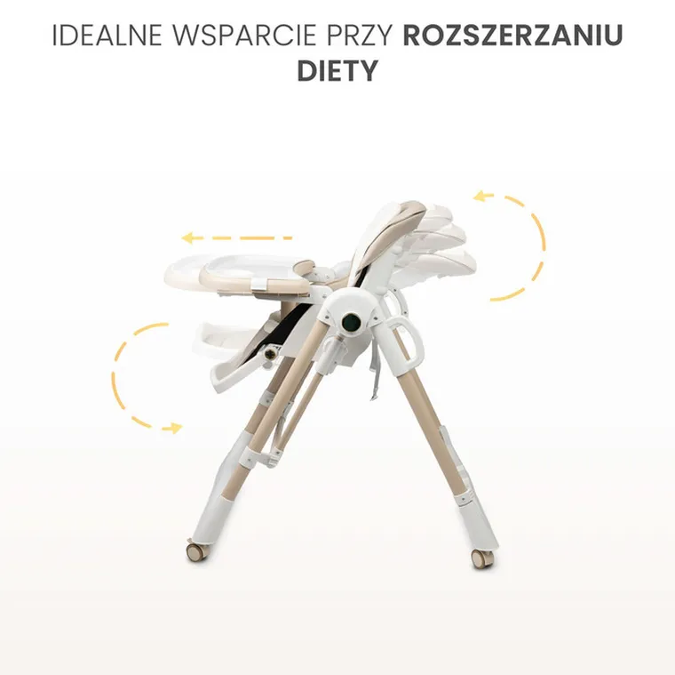 Caretero, Nesto, krzesełko do karmienia, pink