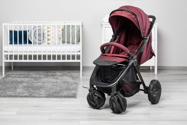 Caretero, ochraniacze na koła do wózków, 4 szt.