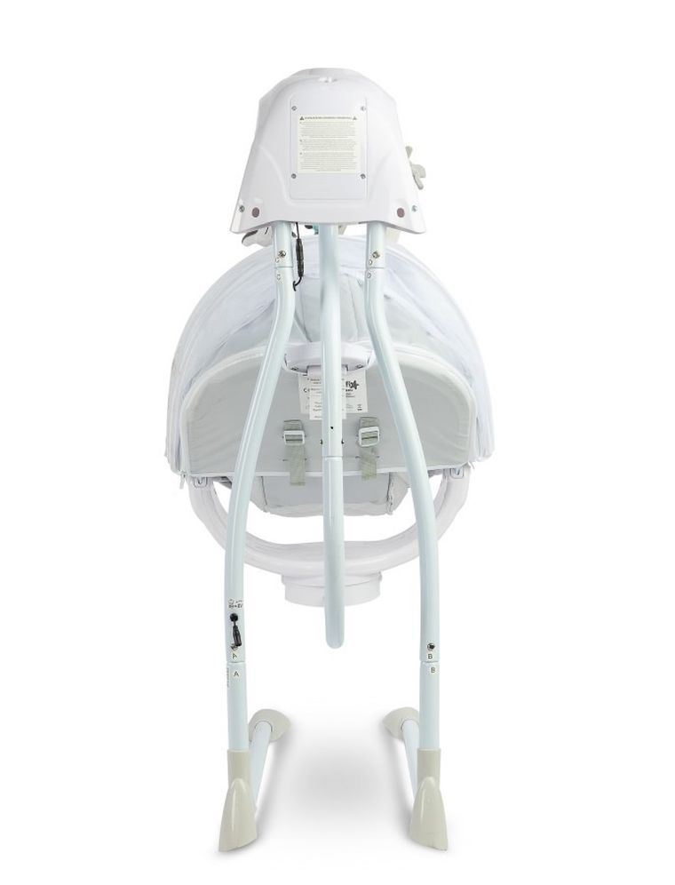 Caretero, Raffi, huśtawka, krzesełko, leżaczek, 3w1, Grey