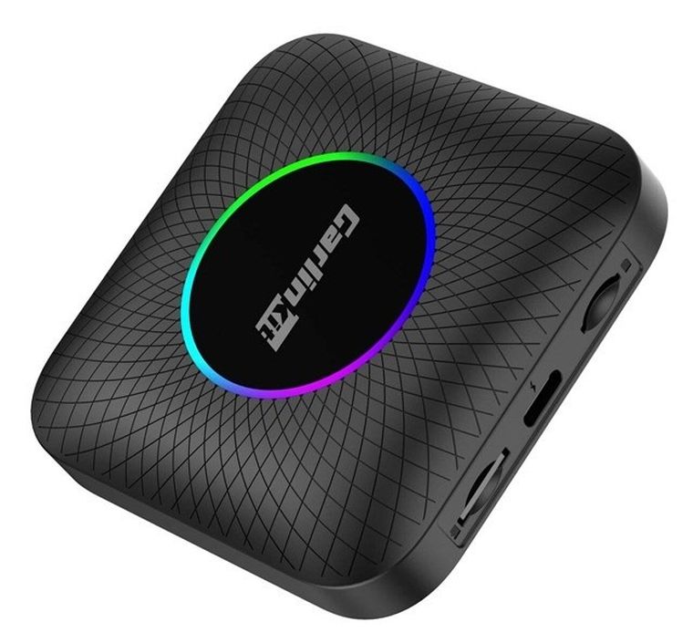 Carlinkit, adapter, Ambient 8GB+128GB, Android 13- 8G/128G, Carplay I Android Auto, czarny