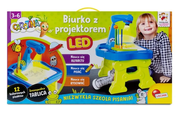 Carotina, biurko z projektorem LED