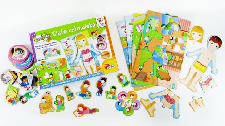 Carotina, Ciało człowieka, puzzle edukacyjne