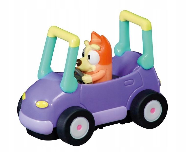 Carrera First, Bluey i Bingo, Let's Go, tor wyścigowy z pojazdami, 2,4m