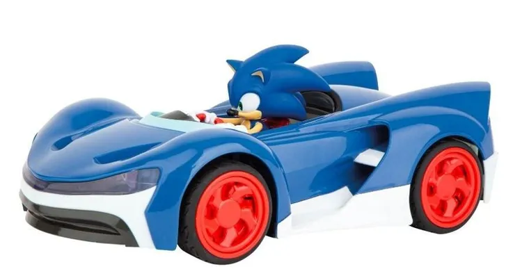 Carrera Go, Sonic the Hedgehog, tor wyścigowy ze skocznią, 4,3m, zestaw z pojazdami, 2 szt.