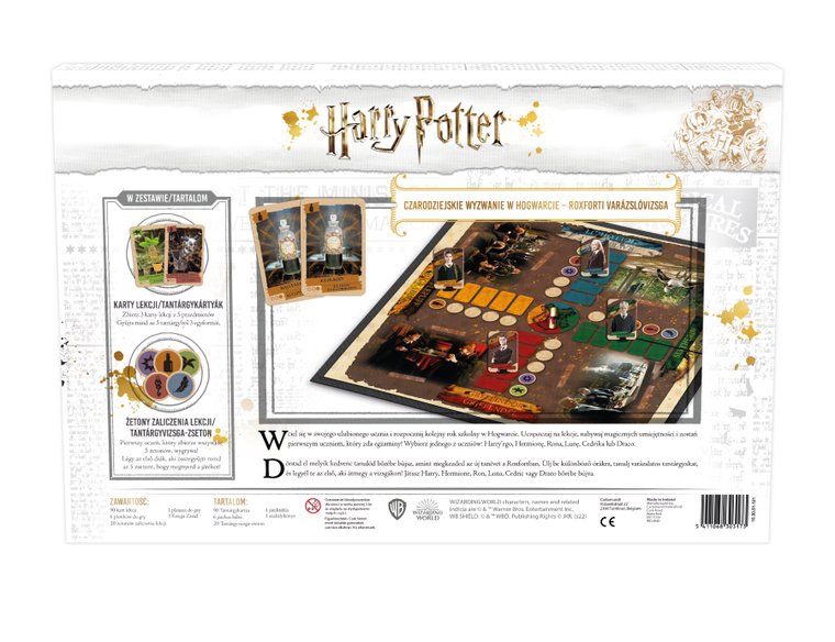 Cartamundi, Harry Potter, Wizardry Quest, Czarodziejskie wyzwanie w Hogwarcie, gra familijna