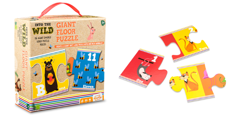 Cartamundi, Into the Wild, Floor Puzzle, puzzle podłogowe, 26 elementów