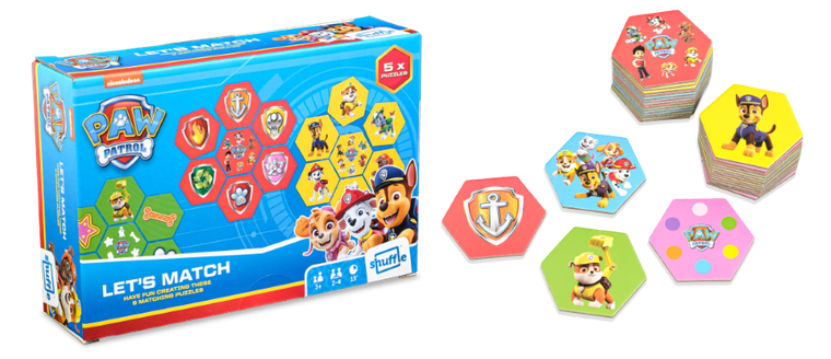 Cartamundi, Psi Patrol, Let's Match, gra logiczna