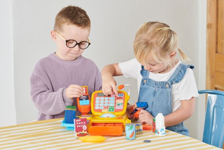 Casdon, kasa sklepowa z akcesoriami