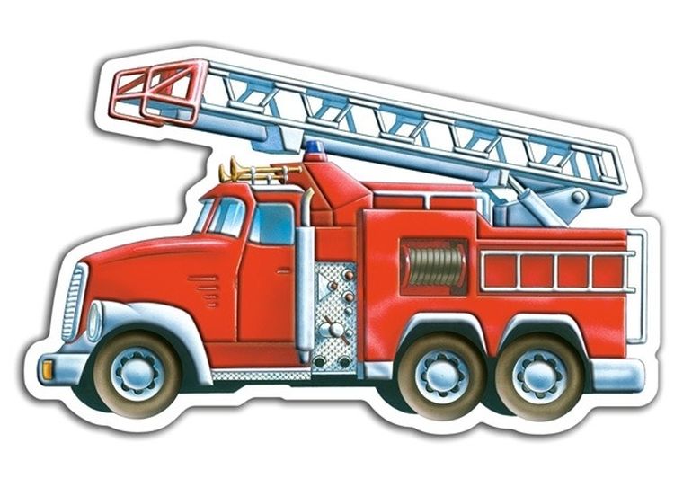 Castorland, Pojazdy, puzzle maxi, konturowe, 4w1