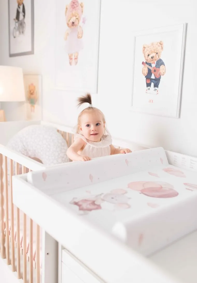 Ceba Baby, Basic, Spots, przewijak miękki, profilowany, krótki, 50-70 cm