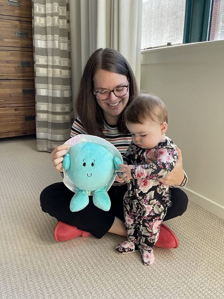 Celestial Buddies Planety, Pluszowa planeta, Uran, maskotka, 25 cm