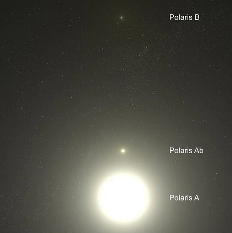 Celestial Buddies Planety, Pluszowe Gwiazdki, Polaris Ab i B, maskotki, 9 i 10 cm, 2 szt.