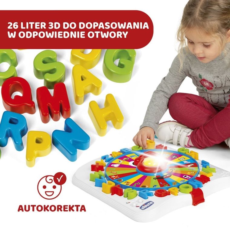 Chicco, Baby Prof, dwujęzykowa zabawka edukacyjna