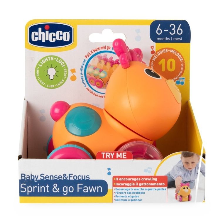 Chicco, Baby Sense & Focus, Jelonek, zabawka interaktywna