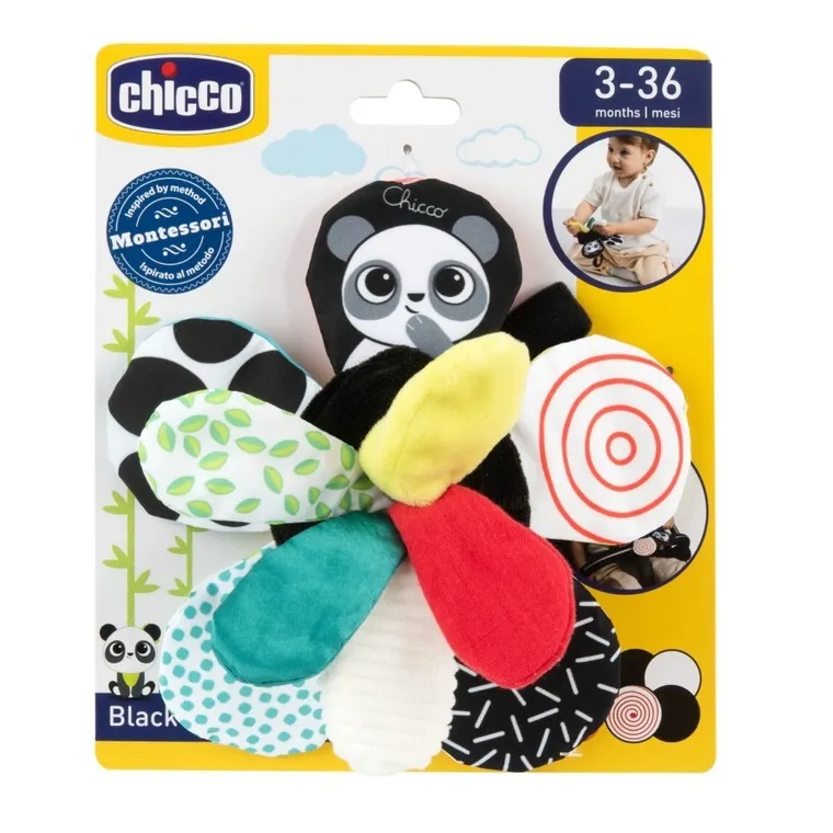 Chicco, Baby Sense & Focus, Kwiatuszek, kontrastowa zawieszka