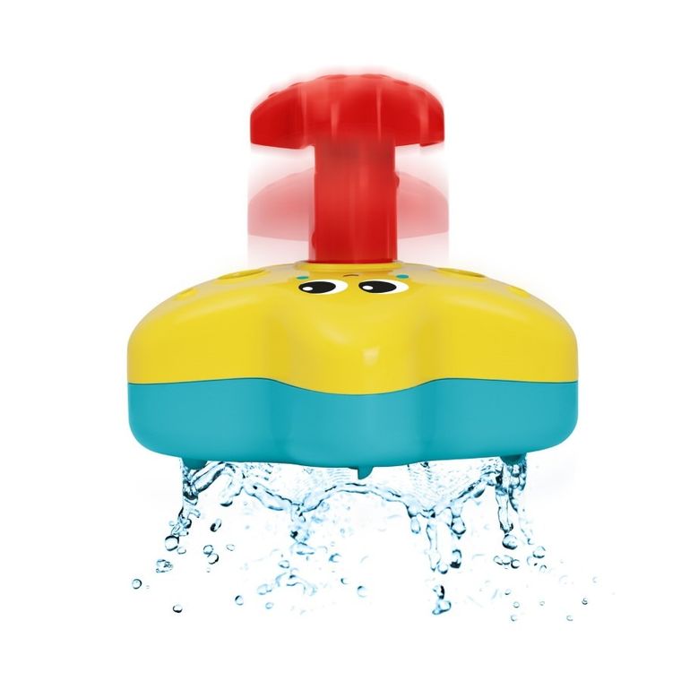 Chicco, Baby Sense & Focus, wirująca rozgwiazda, zabawka do kąpieli