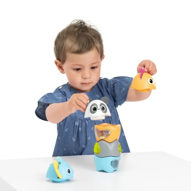 Chicco, Baby Sense & Focus, Zwierzaki Aktywizaki, zestaw zabawek niemowlęcych