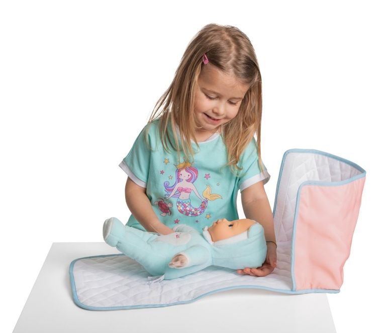 Chicco, Dolls, lalka bobas z torbą do przewijania