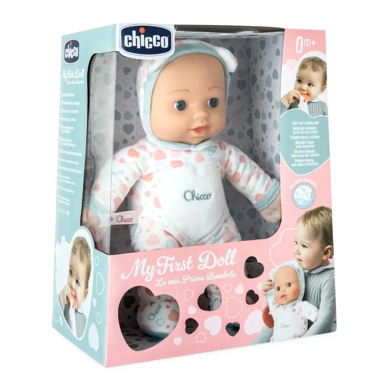Chicco, Dolls, Moja Pierwsza Lalka, lalka bobas, serca