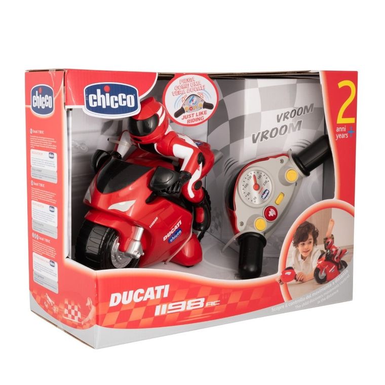 Chicco, Ducati, motor z figurką, pojazd zalnie sterowany