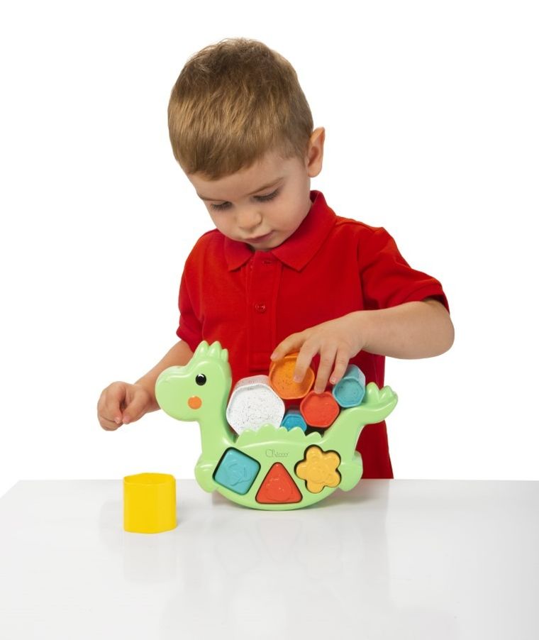 Chicco, ECO+, Dino, sorter, układanka