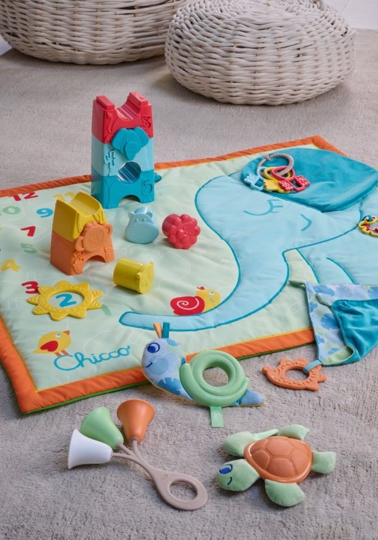 Chicco, ECO+, grzechotka, klucze