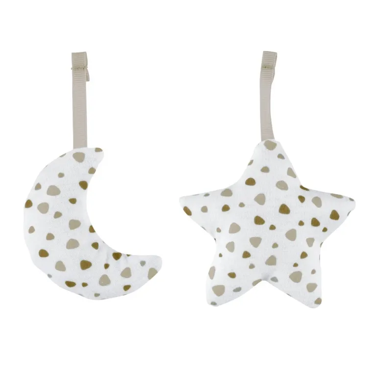 Chicco, First Dreams, karuzela na łóżeczko 3w1, rainbow, beżowa