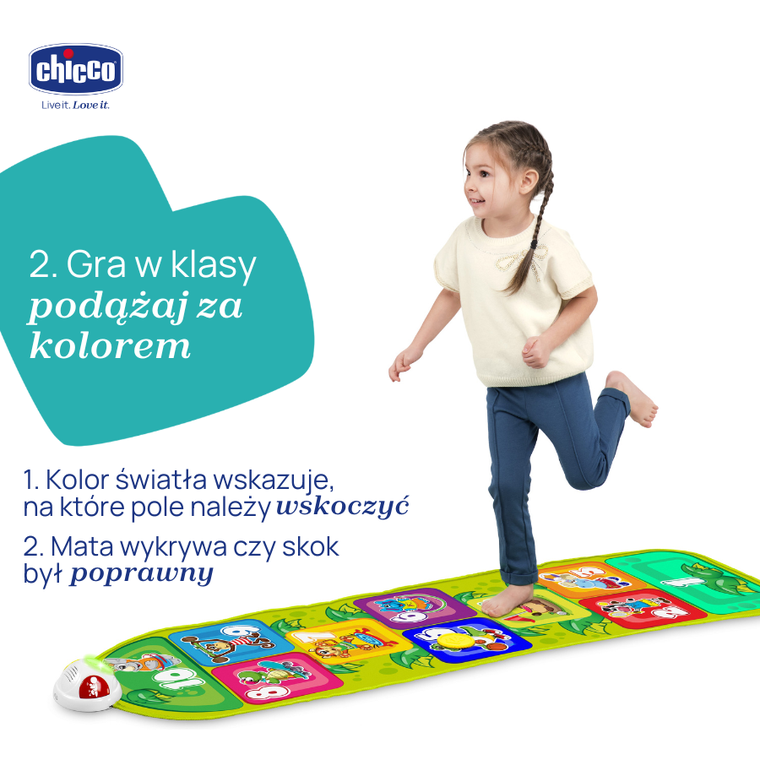 Chicco, Fit&Fun, elektroniczna mata do gry w klasy