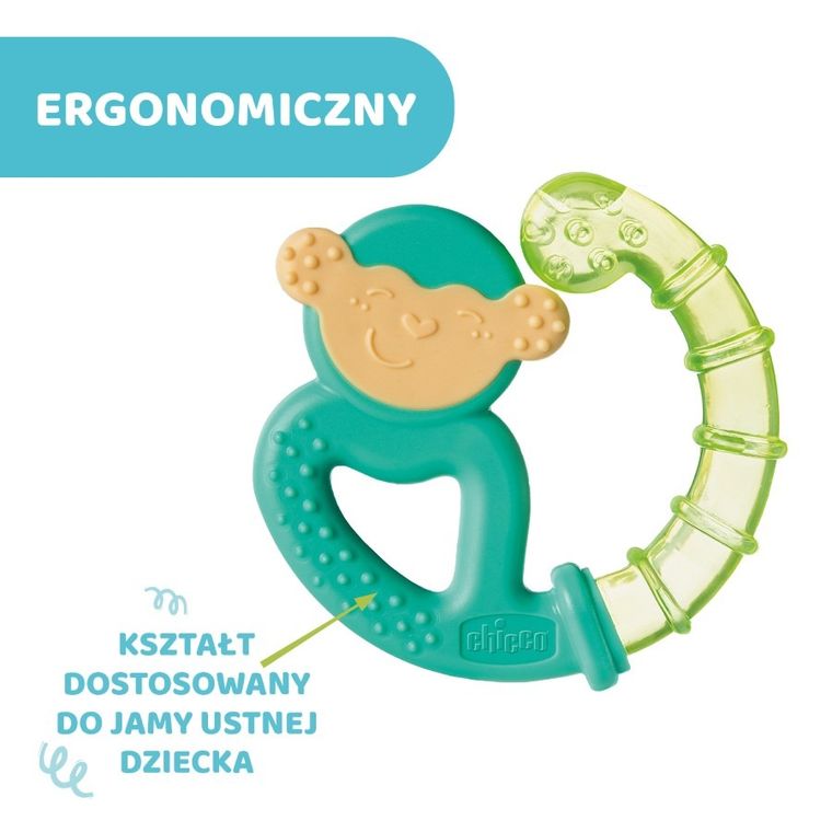 Chicco, gryzak wodny miękki