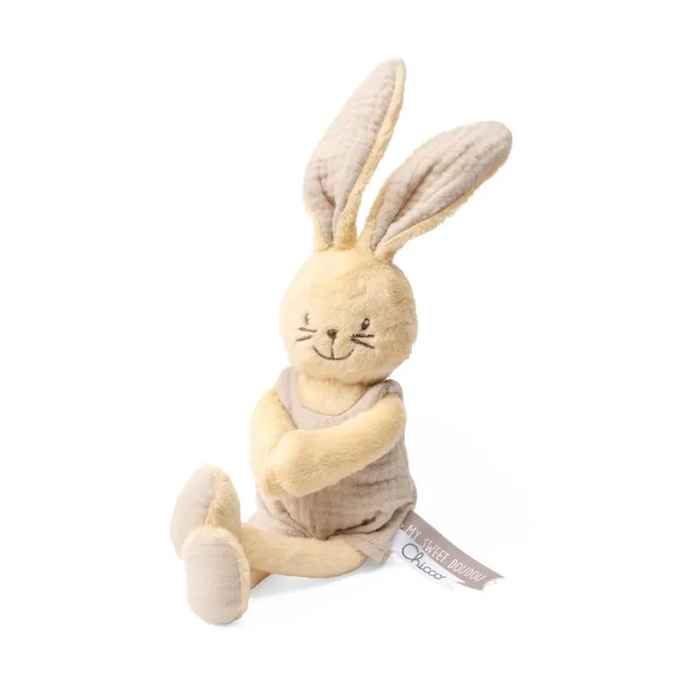 Chicco, My Sweet Dou Dou, Króliczek, makostka z grzechotką, przytulanka