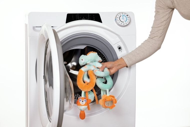 Chicco, My Sweet Dou Dou, zawieszka do wózka, spirala, kameleon