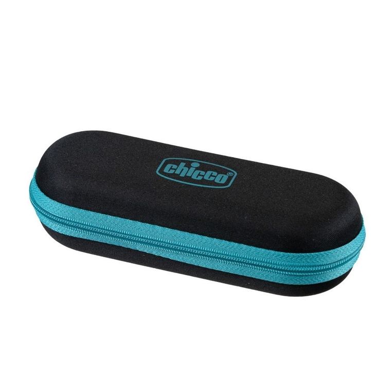 Chicco, okulary przeciwsłoneczne + etui, 4l+, turkusowe