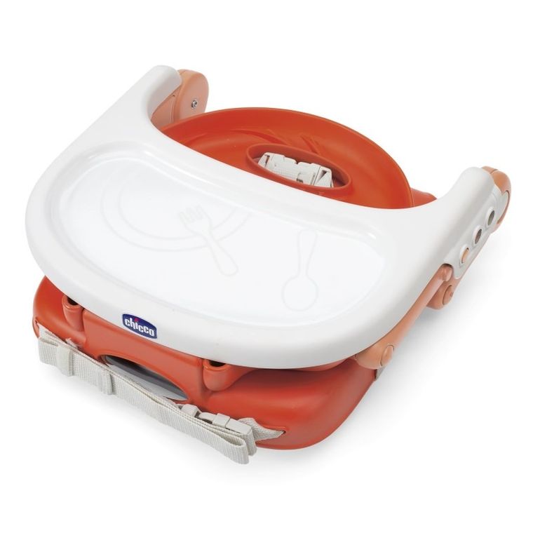 Chicco, Pocket Snack, krzesełko do karmienia, poppy red