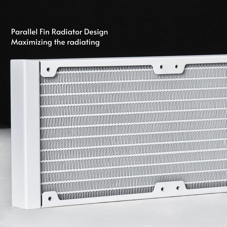 Chieftec, chłodzenie wodne, Iceberg, 360 RGB, white